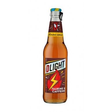 Alaus k. UTENOS D-LIGHT, Taurine&Caffeine,2,9%, but., 330 ml