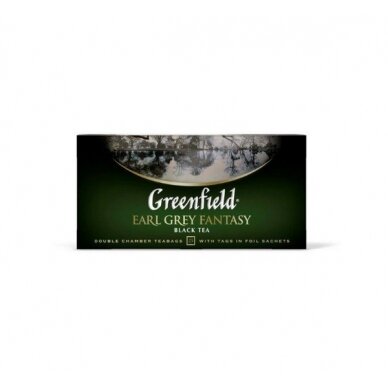 Arbata "Greenfield" Earl Grey Fantasy, juoda, 2gx25