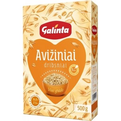 Avižiniai dribsniai GALINTA, dėžut., 500 g