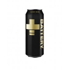 Battery+, energetinis gėrimas, 0,5 l skard, skard.