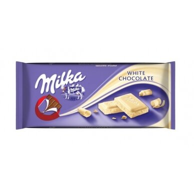 Baltasis šokoladas MILKA, 100 g