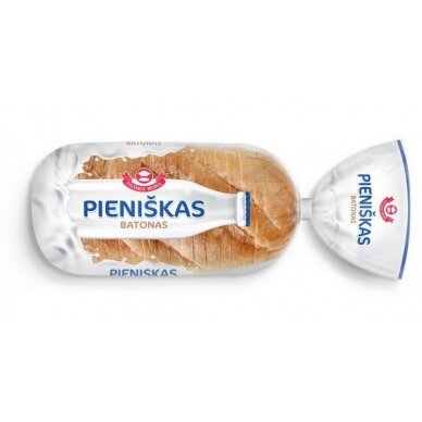 Batonas PIENIŠKAS, 330g., VILNIAUS DUONA