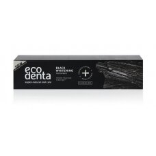 Dantų pasta ECODENTA Ekstra, juoda balinamoji, 100 ml