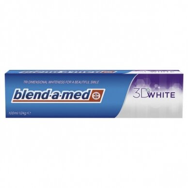 Dantų pasta BLEND A MED, 3D White, 100 ml