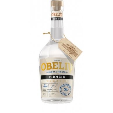 Degtinė OBELIŲ firminė, 40%, 0,5l