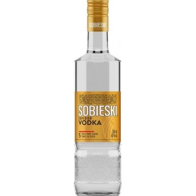 Degtinė SOBIESKI SUPERIOR, 40%, 500 ml