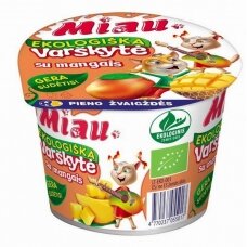 EKO varškytė MIAU, 6% rieb. su mangais, 100 g