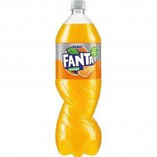 Gazuotas gėrimas FANTA Orange Zero apelsinų sk., 1,5 l