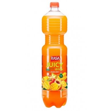 Gaivusis gėrimas RASA JUICE DRINK MULTI MIX, negaz., 1,5 l