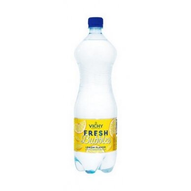 Gaivusis gėrimas Vichy Fresh Bubbles citrinų skonio, 1,5 l