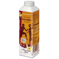 Geriamas jogurtas GRAIKIŠKA AMFORA, 2,4%, su vyšn.van, 500 g