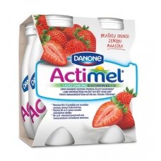 Jog. gėrimas ACTIMEL braškių, 4x100 g