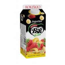 Jogurtas BIFI ACTIVE 1,5% r., su bananais ir brašk., 700 g