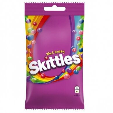 Kramtomieji saldainiai  SKITTLES Wild Berry,125g