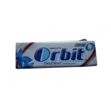 Kramtomoji guma ORBIT Sweet Mint, 14 g