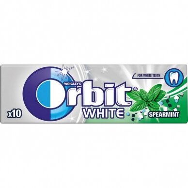 Kramtomoji guma ORBIT WHITE Spearmint, 14 g