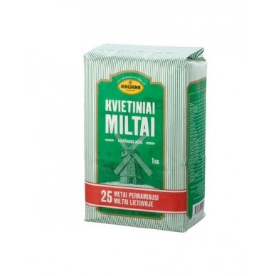 Kvietiniai miltai MALSENA, 550D, 1 kg