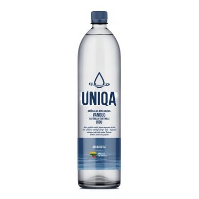 Natūralus mineralinis vanduo UNIQA gazuotas, 1,5 l