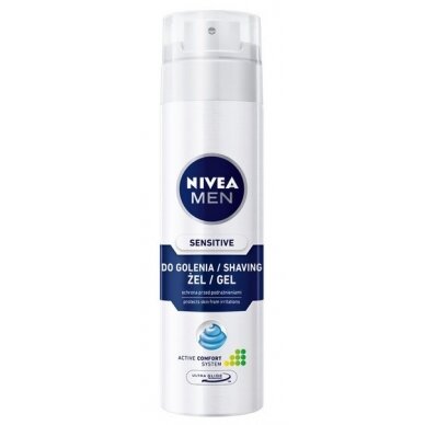 NIVEA Skutimosi želė jautriai odai SENSITIVE, 200 ml