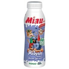 Pieno gėrimas MIAU mėlynių skonio, 2,3% rieb., 450 ml