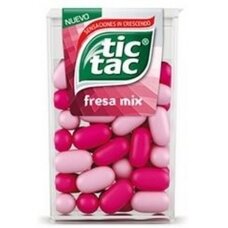 Saldainiai TIC TAC braškių sk., 18 g