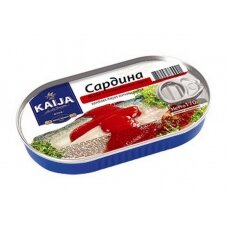 Sardinės filė pomidorų padaže KAIJA (EO), 170 g