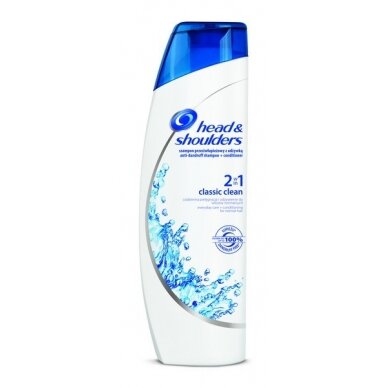 Šampūnas HEAD & SHOULDERS 2IN1 CLASSIC CLEAN, 225ML