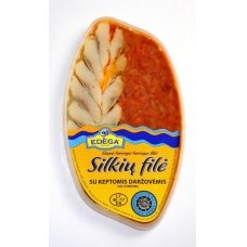 Silkių filė su keptomis daržovėmis, 200 g