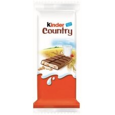 Šokoladas su javainiais, KINDER COUNTRY, 23,5g