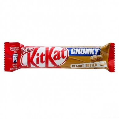 Šok.batonėlis KIT KAT CHUNKy su rieš.sviest., 42 g