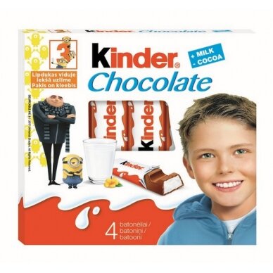 Šokoladas KINDER, 50 g