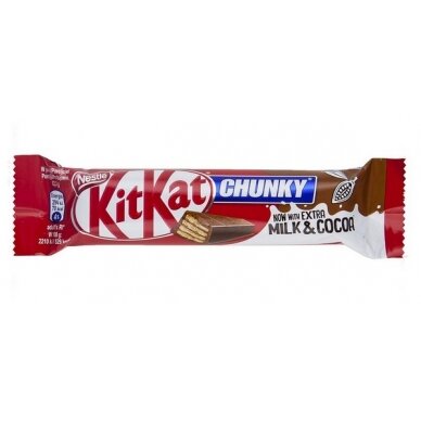 Šokoladinis batonėlis Nestle KIT KAT CHUNKY, 40 g