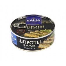 Šprotai KAIJA, rūkyti, aliejuje, EO, 240 g