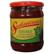 SUSLAVIČIAUS pomidorų padažas, švelnus, 500 g