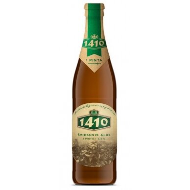 Šviesusis alus 1410, 5,3%, 0,568l but.