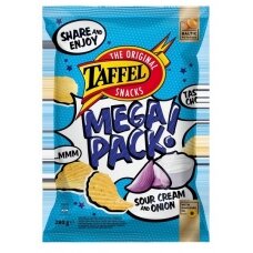 Traškučiai TAFFEL S.CREAM & ONION Mega Pack, 280 g