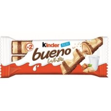 Vaflinis batonėlis KINDER BUENO WHITE, 39 g