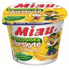 Varškytė MIAU 6% rieb. su banan., 100 g