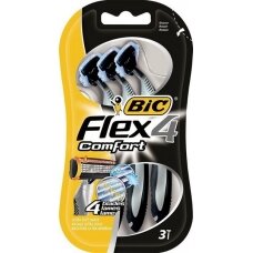 Vienkartiniai skustuvai BIC Flex4 Comfort, 3 vnt.