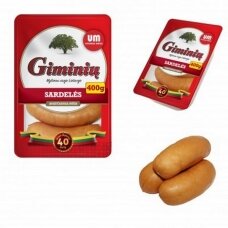 Virtos GIMINIŲ sardelės, 400 g