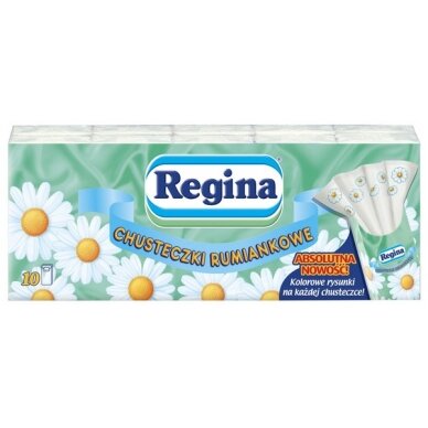 Vienkartinės nosinaitės REGINA, kvepiančios, 9 vnt.