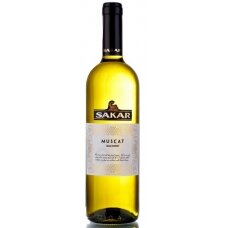 Vynas  SAKAR Muscat, baltas p. saldus, 12%, 0.75l