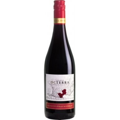 Vynas OCTERRA SYRAH MARSELAN, raudonas, sausas,12,5%, 750 ml